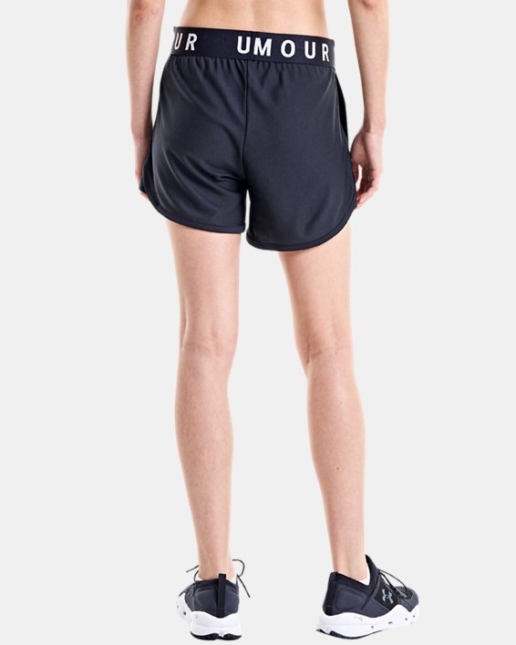 Women's UA Play Up 5" Shorts in Black image number 4
